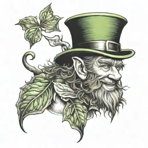 leprechaun tattoo design idea