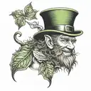 leprechaun tattoo design idea