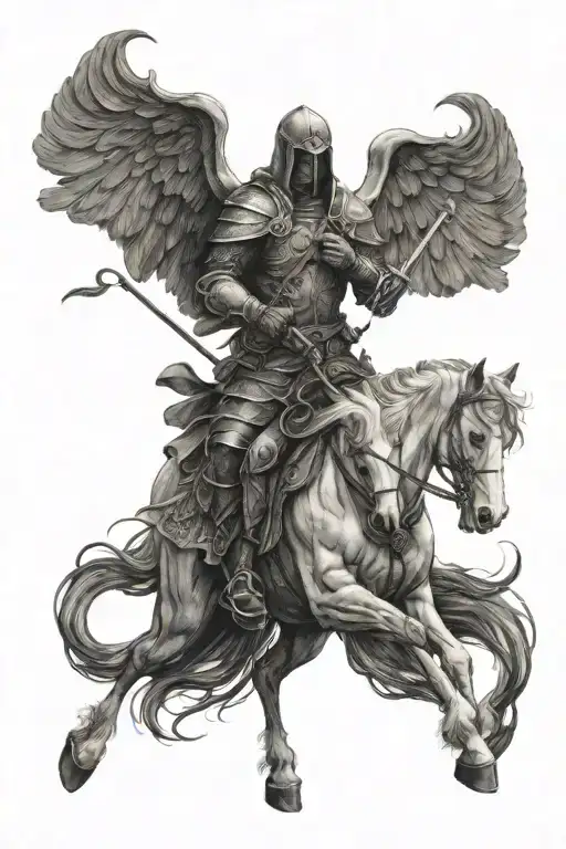 Horsemen of the Apocalypse psalm ecclesiastes tattoo design idea