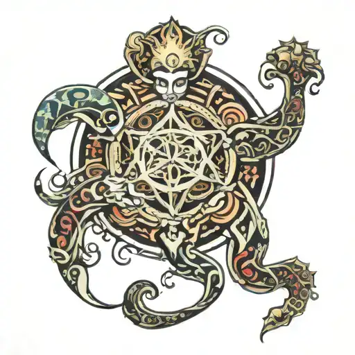 5-meO-dmt tattoo design idea