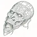 mummy tattoo design idea