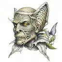 mummy tattoo design idea