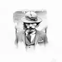 peaky blinders tattoo design idea