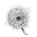 Dandelion tattoo design idea