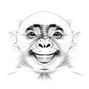 capuchin monkey, lianas, twilight, tendrils tattoo design idea