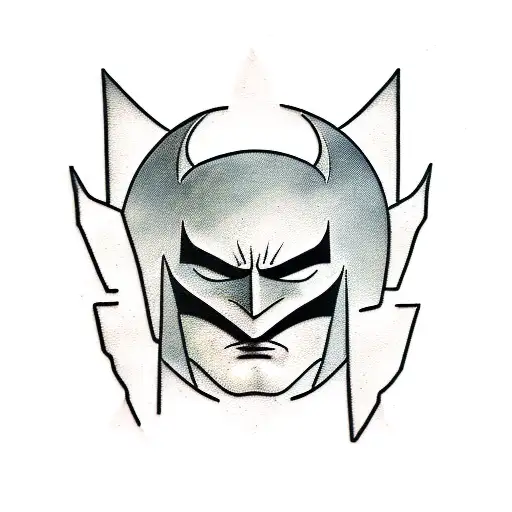 batmans logo mixed with wonder womans and aquamans tattoo design idea