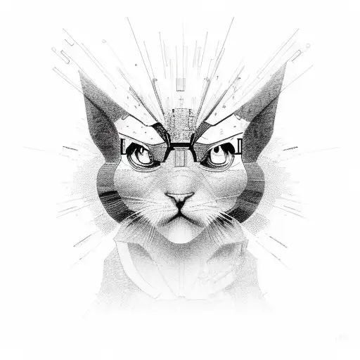 Matrix chip on the shoulder tattoo design idea