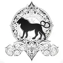 aslan tattoo design idea