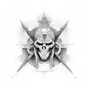 dieu titan tattoo design idea