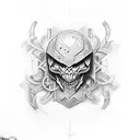 dieu titan tattoo design idea