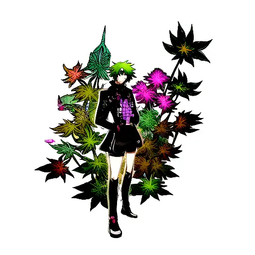 Cyber Weed tattoo design idea