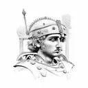 Alexander the Great tattoo design idea