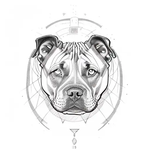 phrase "I am worthy" with semicolon and a pit bull tattoo design idea