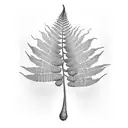 Fern Tree tattoo design idea