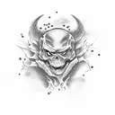 shinigami tattoo design idea