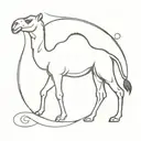 camel wrist tattoo tattoo design idea