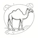 camel wrist tattoo tattoo design idea