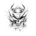 ghost call of duty tattoo design idea
