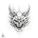 ghost call of duty tattoo design idea