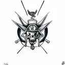 invictus tattoo design idea