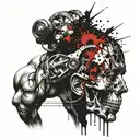 Slave to my mind tattoo design idea
