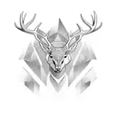 buck tattoo design idea