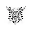 buck tattoo design idea