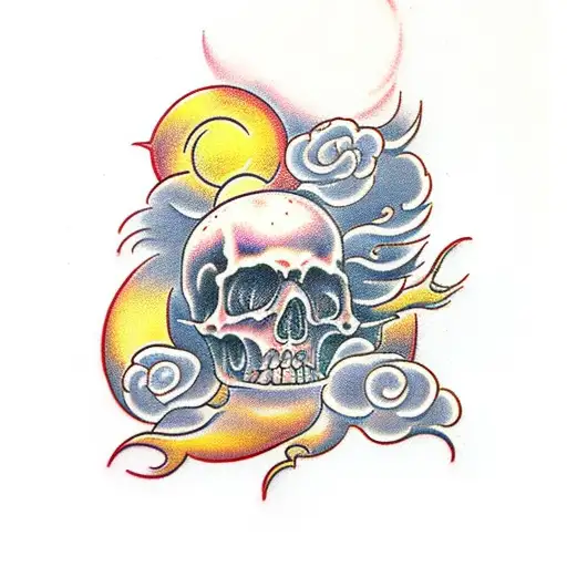 Heaven and Hell tattoo design idea