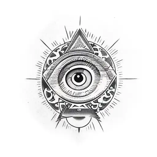 All Seeing Eye tattoo design idea