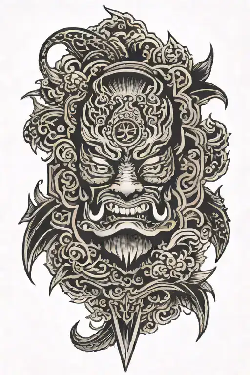 old razor blade tattoo design idea