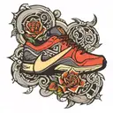 Nike Clearance sign tattoo design idea