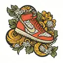 Nike Clearance sign tattoo design idea