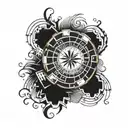 Casino tattoo design idea