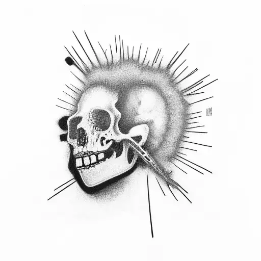 basquiat Untitled» (1982) «Scull» (1981) tattoo design idea