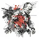 Putin is an awesome host  tattoo design idea