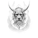 sirius black's magic wand tattoo design idea