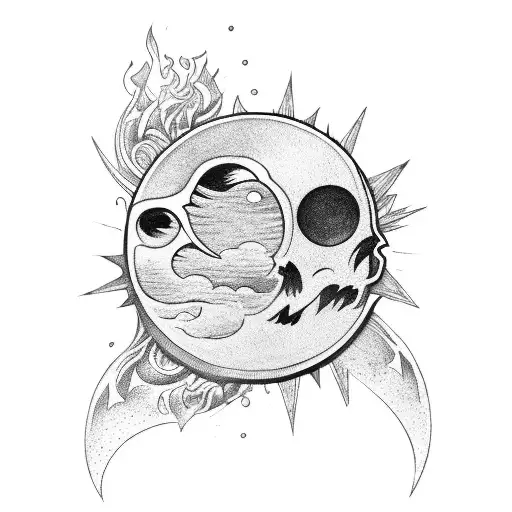 fenix , eclipse tattoo design idea