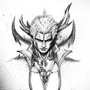 Devil May Cry 5 Vergil tattoo design idea