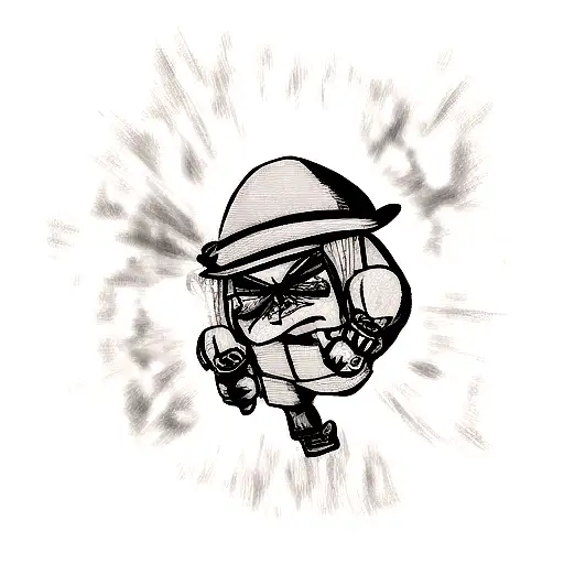 gangster tattoo design idea