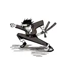 gangster samurai  tattoo design idea