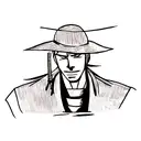 gangster samurai  tattoo design idea