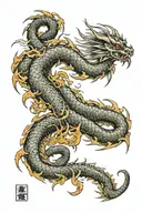 dragon spine tattoo tattoo design idea