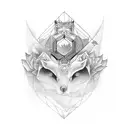 Ruby love solitude  tattoo design idea