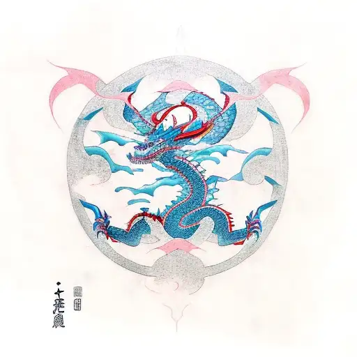 Roku's dragon from Avatar the Last Airbender tattoo design idea