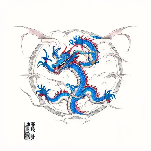 Roku's dragon from Avatar the Last Airbender tattoo design idea