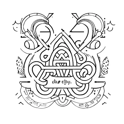 write Sophia and Leonie in a nice Typography  tattoo design idea