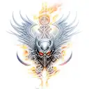 tyrael diablo tattoo design idea