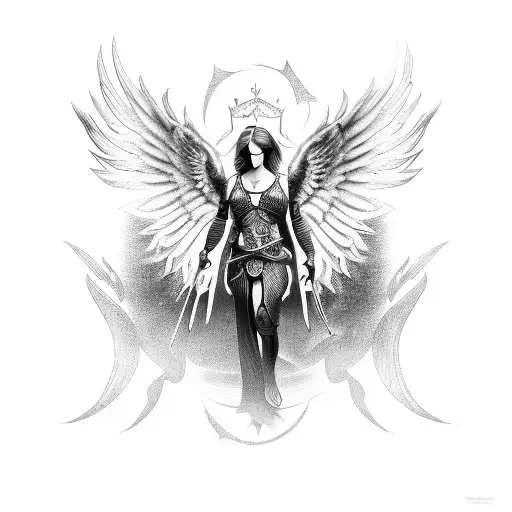Scorpio king angel numbers  tattoo design idea