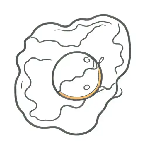 sunny side up egg tattoo design idea