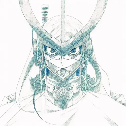 Edvard cool anime demon slayer blue lock isagi yoichi cyberpunk future tattoo design idea